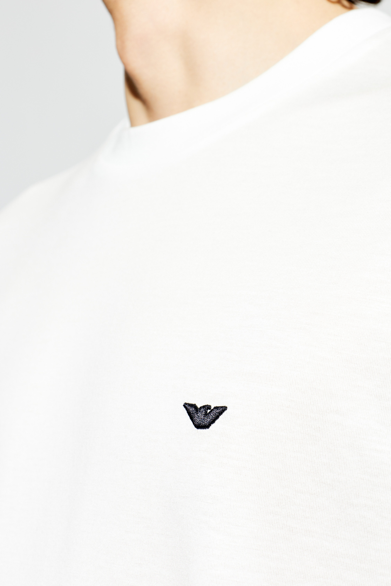 Emporio Armani T-shirt with embroidered logo | Men's | Vitkac